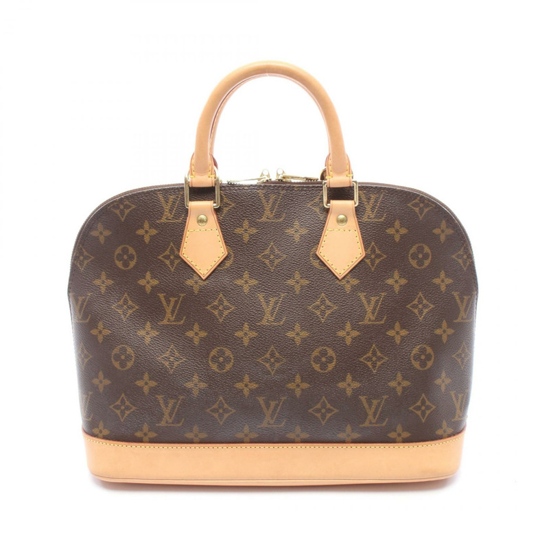 路易威登 Alma PM 手提包 M51130 Monogram 帆布皮革棕色二手女士 LV-0