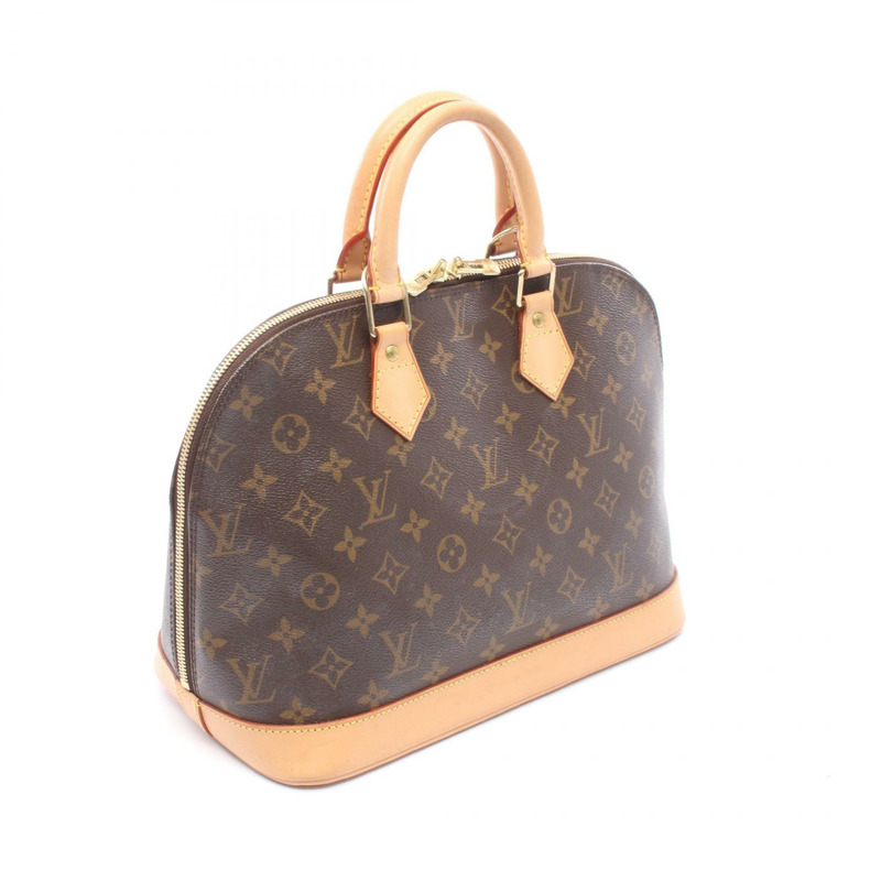 路易威登 Alma PM 手提包 M51130 Monogram 帆布皮革棕色二手女士 LV-1