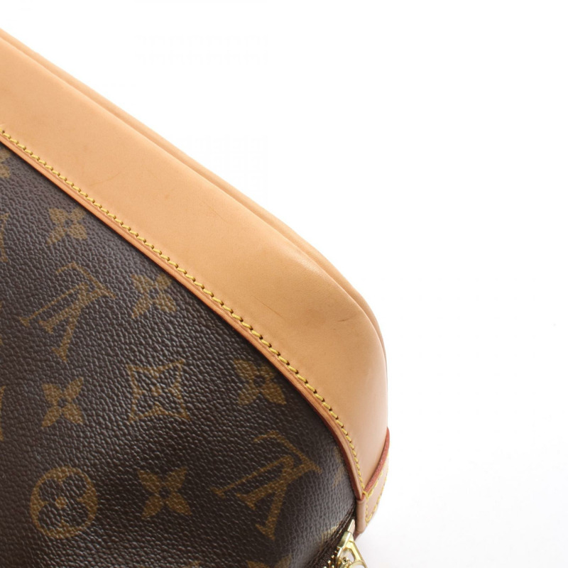 路易威登 Alma PM 手提包 M51130 Monogram 帆布皮革棕色二手女士 LV-8