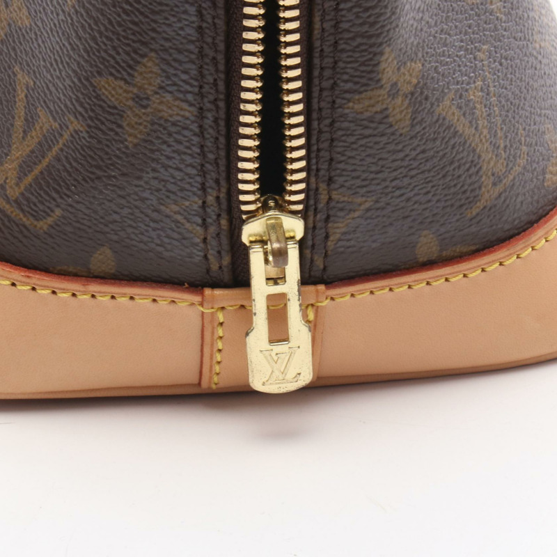 路易威登 Alma PM 手提包 M51130 Monogram 帆布皮革棕色二手女士 LV-9