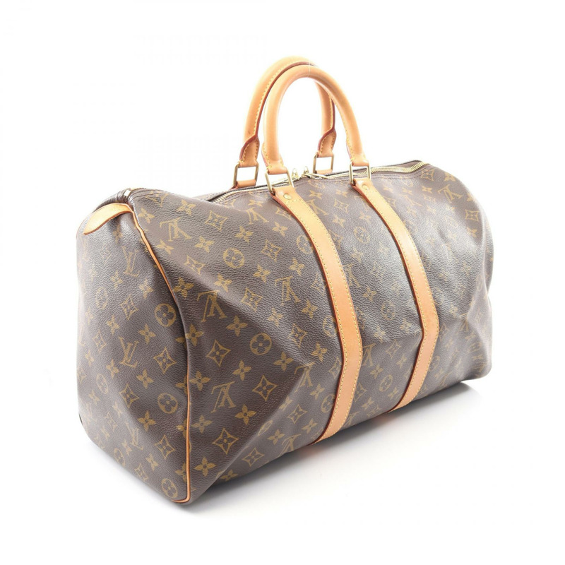 路易威登 Keepall 45 手提包 M41428 Monogram 帆布皮革款,二手,男女通用-1