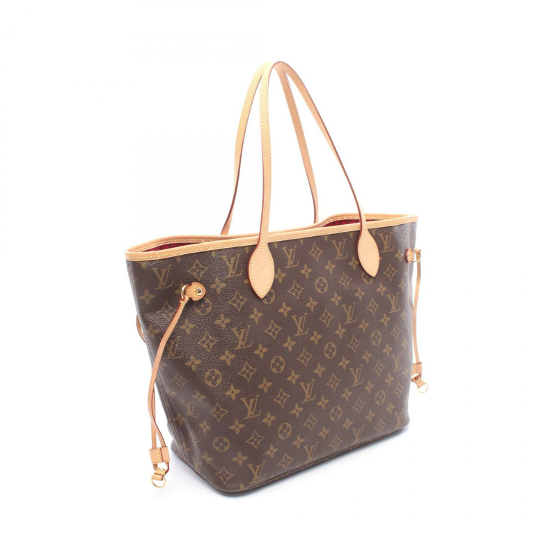 路易威登 Neverfull MM 肩背手提包 M41178 Monogram 帆布 Pivoine 二手-1