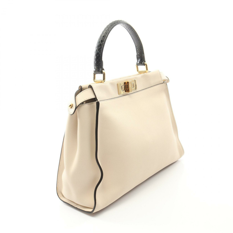 FENDI Peekaboo Regular Guz Monster Eye 2WAY 手提包 8BN290-A0VI 異國皮革-1