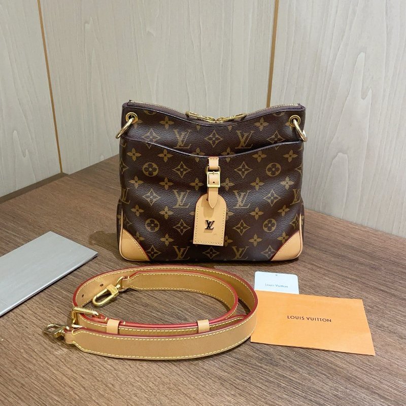 芯片款 路易威登/Louis Vuitton 老花oden小號牛角包-0