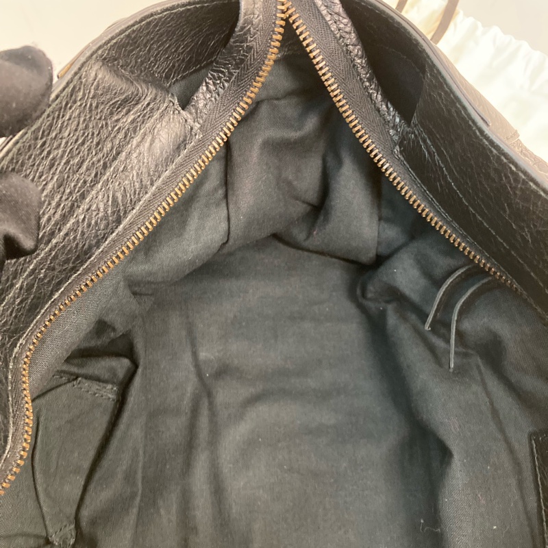 MS0716 Balenciaga 巴黎世家經典 城市機車包 黑色牛皮銀扣 Classic City Tote 40cm Calfskin Black x PHW-41
