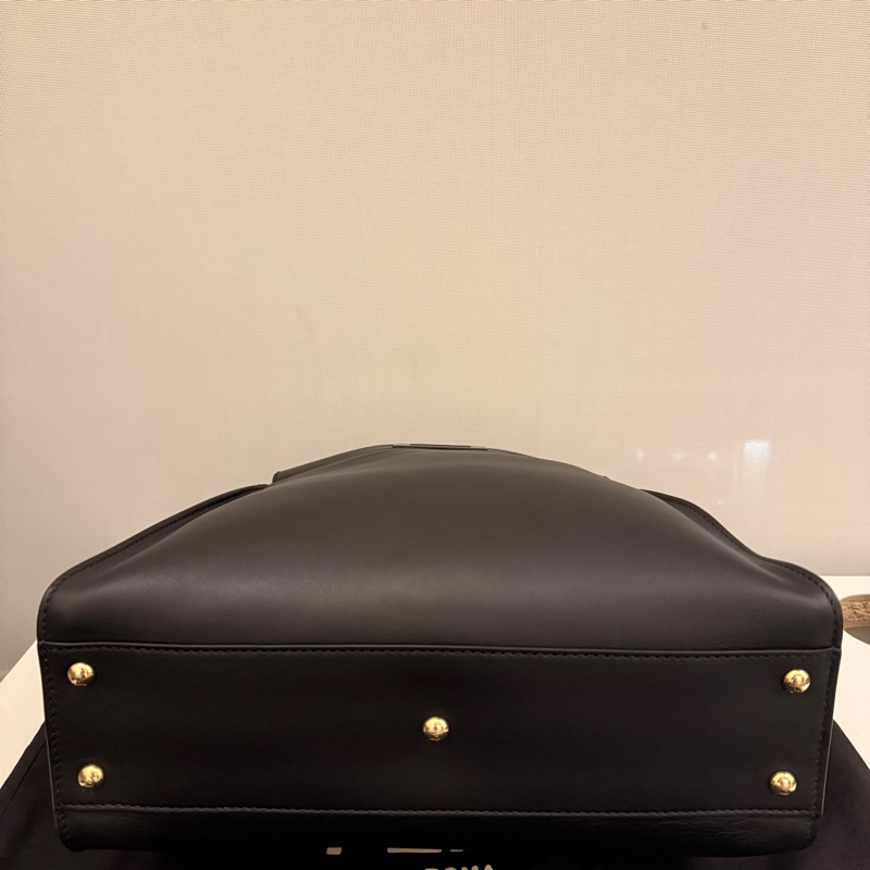 FENDI PEEKABOO包 霧黑 金扣 中號-2