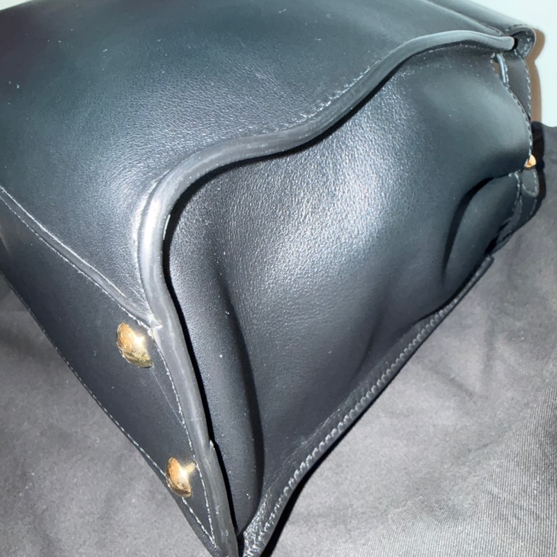 FENDI PEEKABOO包 霧黑 金扣 中號-4
