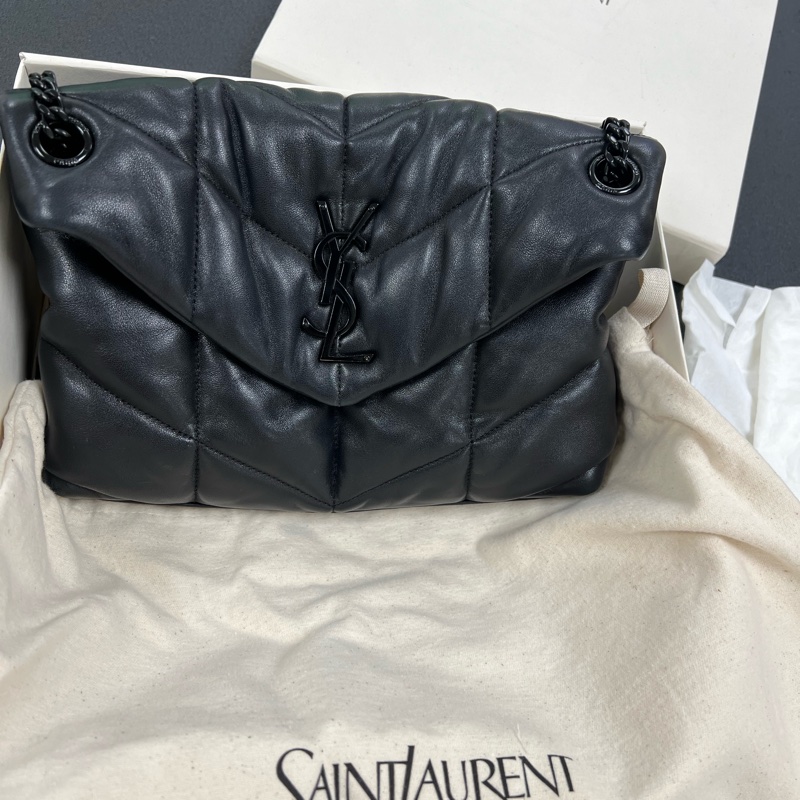 PUFFER YSL LOULOU 雲朵包羊皮 尺寸:small 不是toy-4