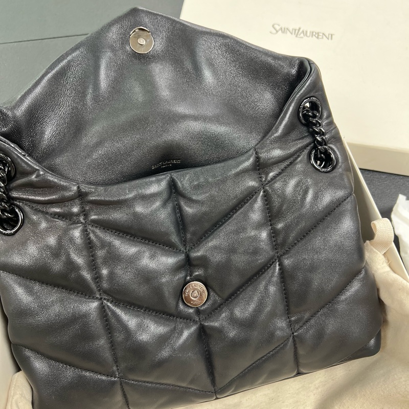 PUFFER YSL LOULOU 雲朵包羊皮 尺寸:small 不是toy-5