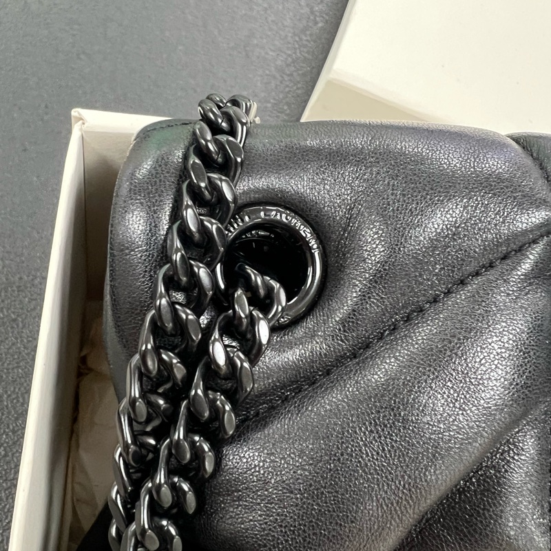 PUFFER YSL LOULOU 雲朵包羊皮 尺寸:small 不是toy-15