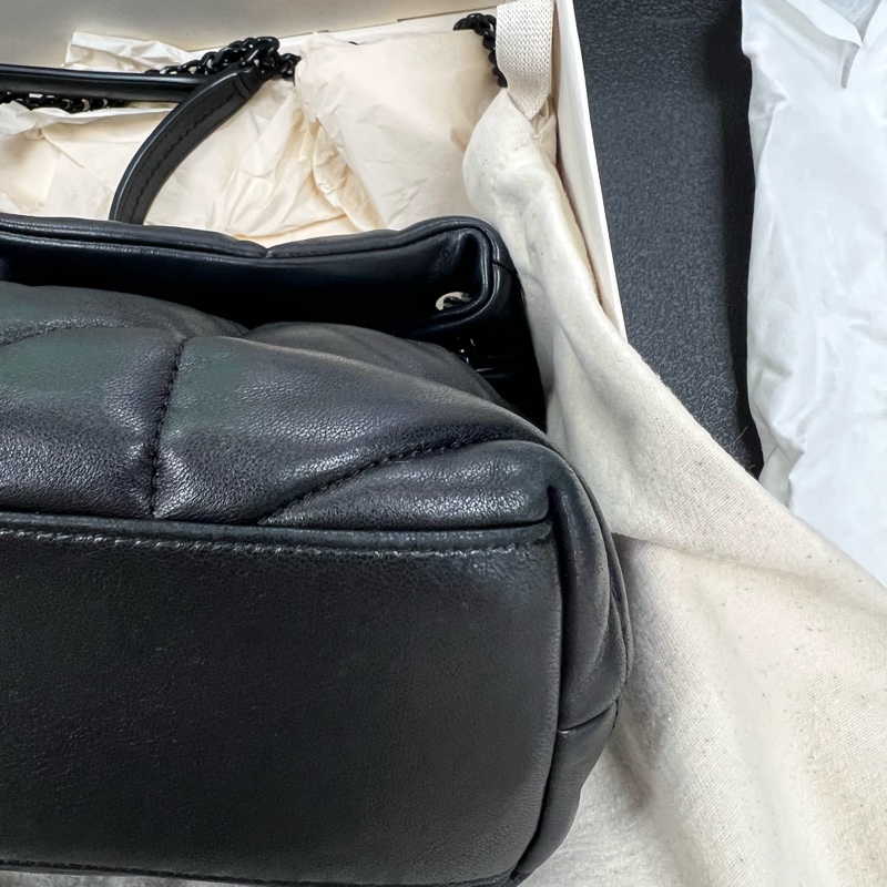 PUFFER YSL LOULOU 雲朵包羊皮 尺寸:small 不是toy-17