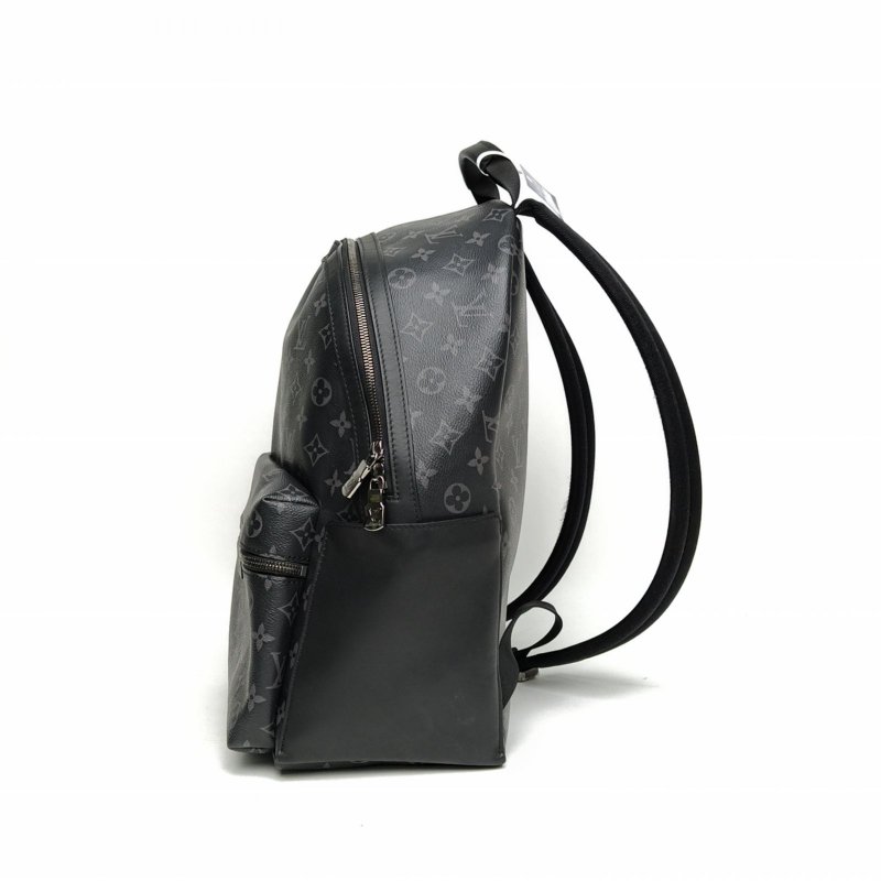 LOUIS VUITTON Discovery雙肩包小號29老花PVC晶片肩背包-1