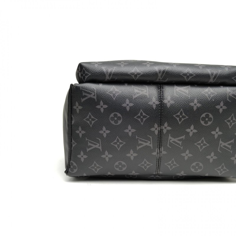LOUIS VUITTON Discovery雙肩包小號29老花PVC晶片肩背包-4