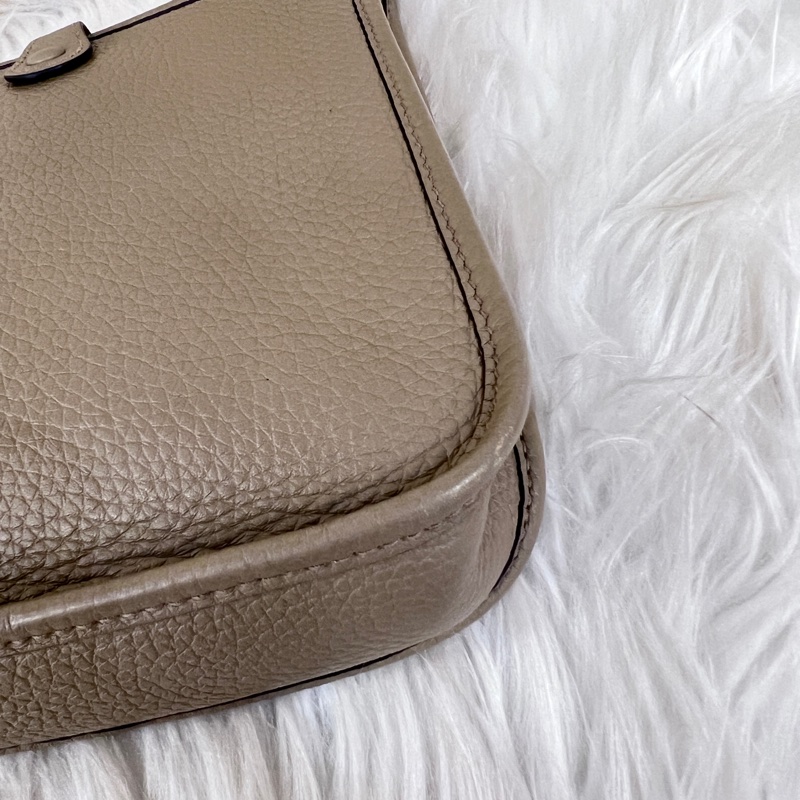 Hermes 8Q馬爾法米色BeigeMarfa Clemence mini evelyne-9