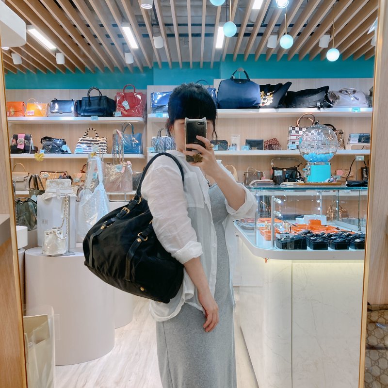 MS0709 Prada 普拉達尼龍手提包 黑色金扣 Tessuto Nylon Jacquard Logo Tote Bag Black x GHW-1
