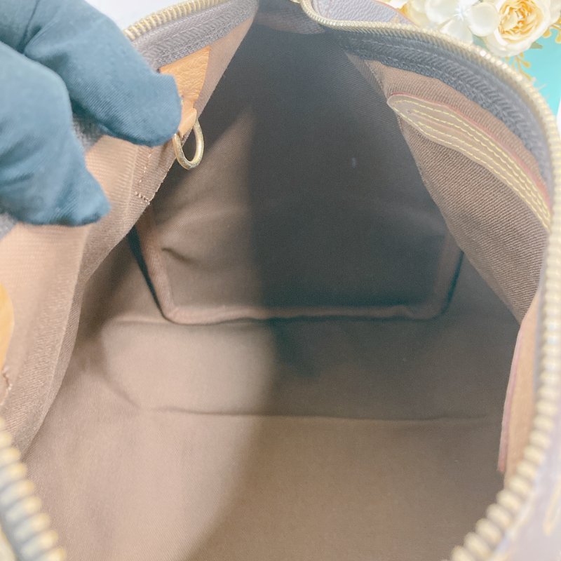 MS0707Louis Vuitton 路易威登經典枕頭包 帆布金扣 Speedy 30 Canvas Monogram x GHW-23