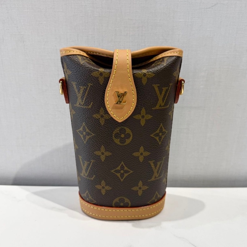 ✨99新🆕路易威登/Louis Vuitton 經典老花fold me迷你薯條包 斜背包 金扣 芯片款💛正品保障-1