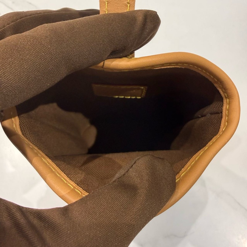 ✨99新🆕路易威登/Louis Vuitton 經典老花fold me迷你薯條包 斜背包 金扣 芯片款💛正品保障-6