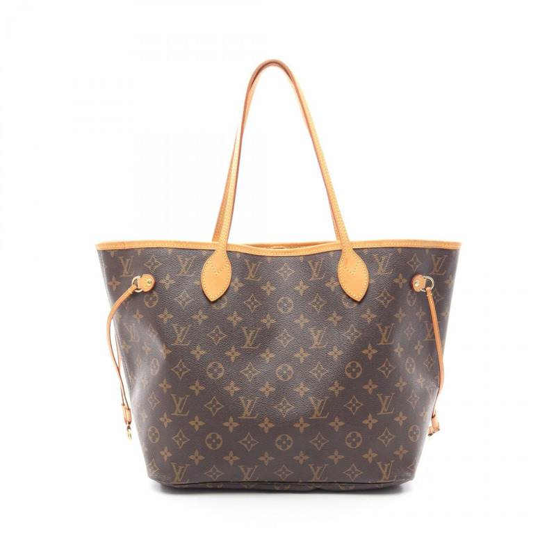 路易威登 Neverfull MM 單肩手提包 M40156 Monogram 帆布皮革二手-0