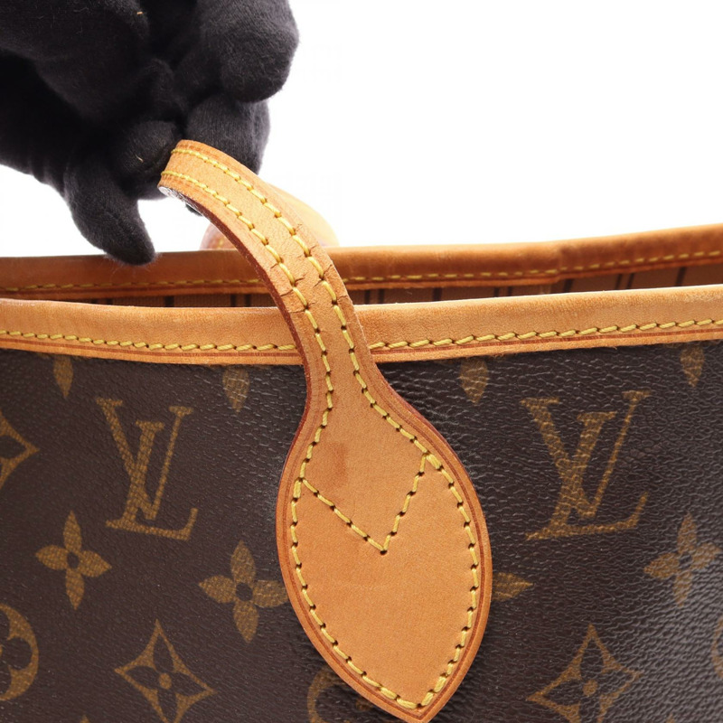路易威登 Neverfull MM 單肩手提包 M40156 Monogram 帆布皮革二手-13