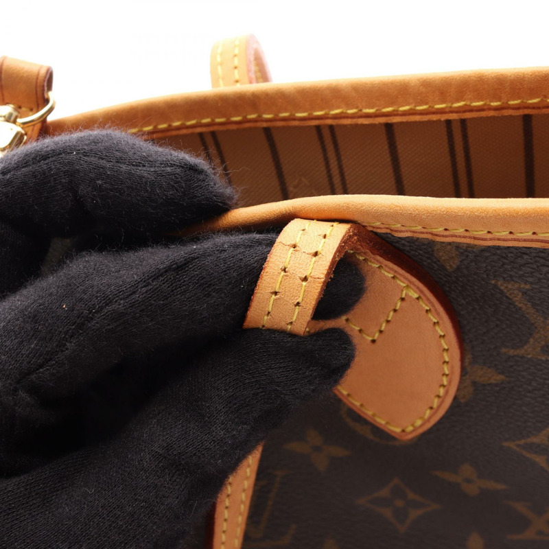 路易威登 Neverfull MM 單肩手提包 M40156 Monogram 帆布皮革二手-14