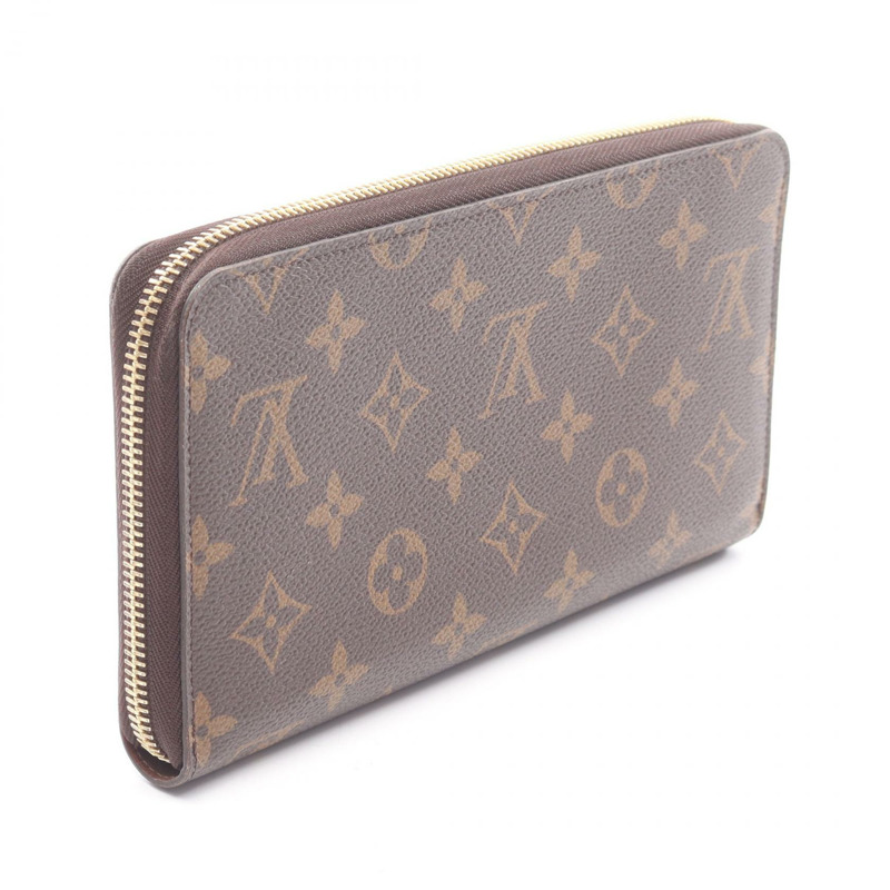 路易威登 Zippy Organizer 長皮夾 M62581 Monogram 帆布 棕色 二手 LV-1