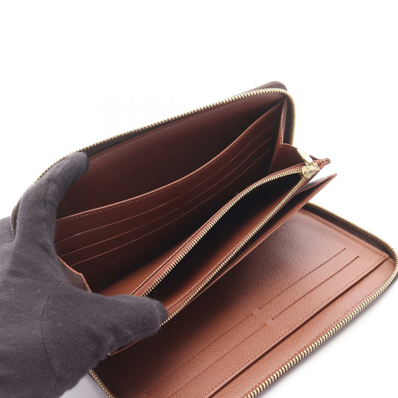 路易威登 Zippy Organizer 長皮夾 M62581 Monogram 帆布 棕色 二手 LV-3