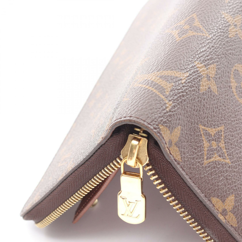 路易威登 Zippy Organizer 長皮夾 M62581 Monogram 帆布 棕色 二手 LV-7