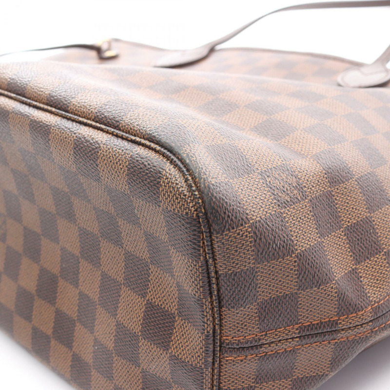 路易威登 Neverfull MM 肩背手提包 N51105 Damier 帆布 Ebene 二手 LV-10
