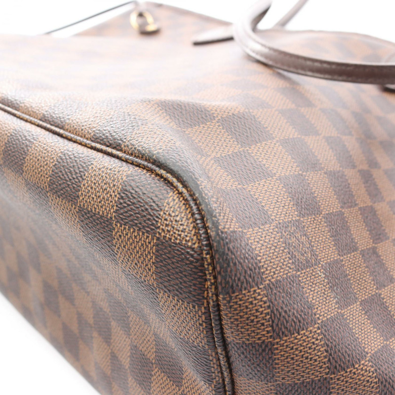 路易威登 Neverfull MM 肩背手提包 N51105 Damier 帆布 Ebene 二手 LV-11