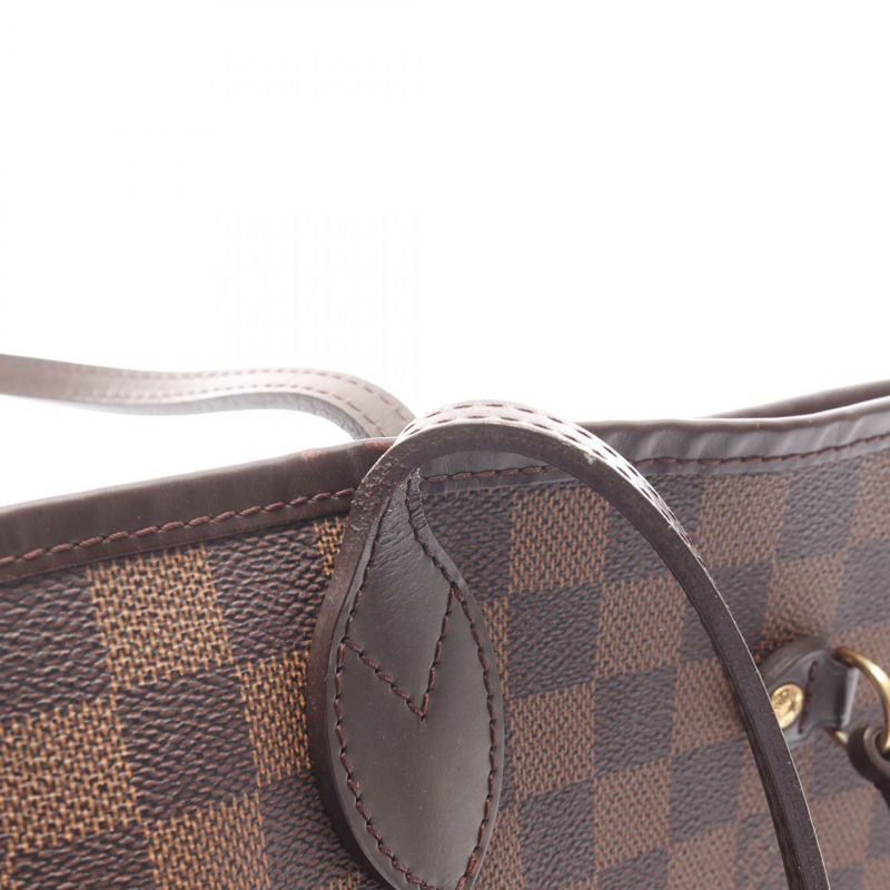路易威登 Neverfull MM 肩背手提包 N51105 Damier 帆布 Ebene 二手 LV-13