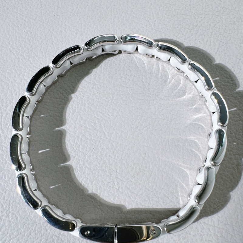 Chanel香奈兒 ultra系列 白陶瓷手鍊,T17碼-7