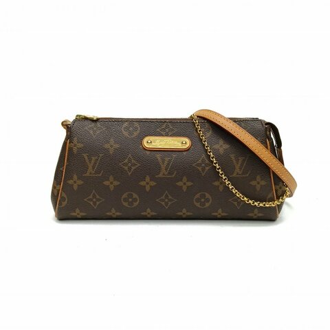 LOUIS VUITTON EVA鏈條包老花PVC2012肩背包