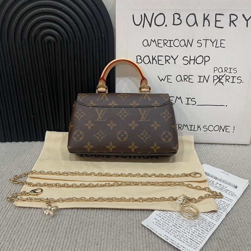 🆕全新❤️LOUIS VUITTON路易威登Madeleine Nano 瑪德琳手提包斜背包 金扣 💙正品保障-1