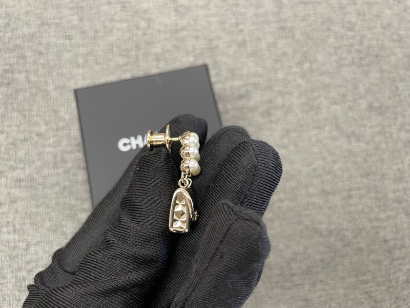 Chanel 珍珠cf包造型胸針 附件盒子-4