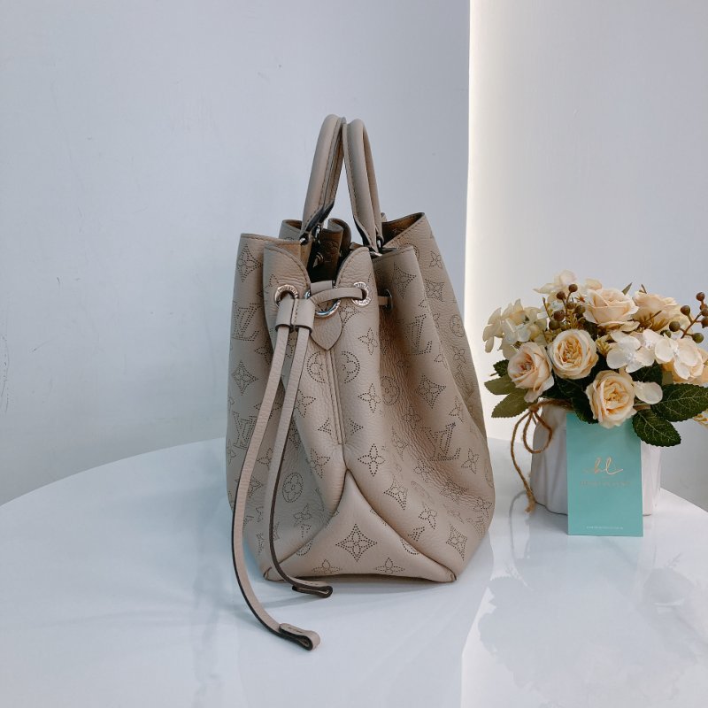 MS0705 Louis Vuitton 路易威登 手提單肩包牛皮  米色金扣Bella Mahina Tote Calfskin Beige x GHW-5