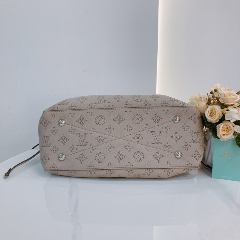 MS0705 Louis Vuitton 路易威登 手提單肩包牛皮  米色金扣Bella Mahina Tote Calfskin Beige x GHW-6