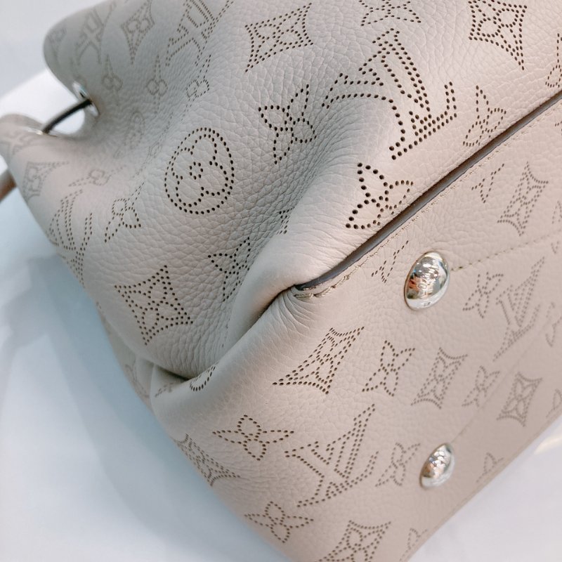 MS0705 Louis Vuitton 路易威登 手提單肩包牛皮  米色金扣Bella Mahina Tote Calfskin Beige x GHW-7