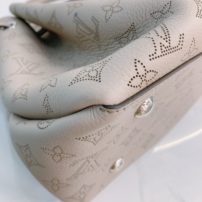 MS0705 Louis Vuitton 路易威登 手提單肩包牛皮  米色金扣Bella Mahina Tote Calfskin Beige x GHW-9