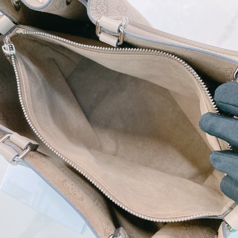 MS0705 Louis Vuitton 路易威登 手提單肩包牛皮  米色金扣Bella Mahina Tote Calfskin Beige x GHW-19