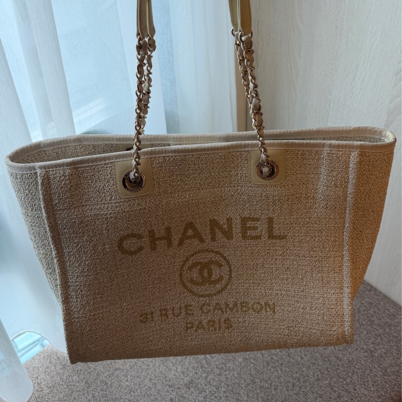 Chanel 沙灘托特包 白色|度假感必備-3