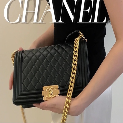 Chanel Chanel Boy 黑金｜經典熱門款