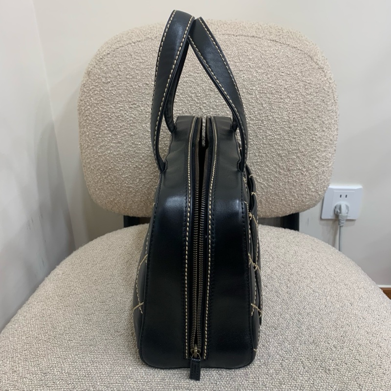 chanel 外縫線中古保齡球 底長33 6開。-1