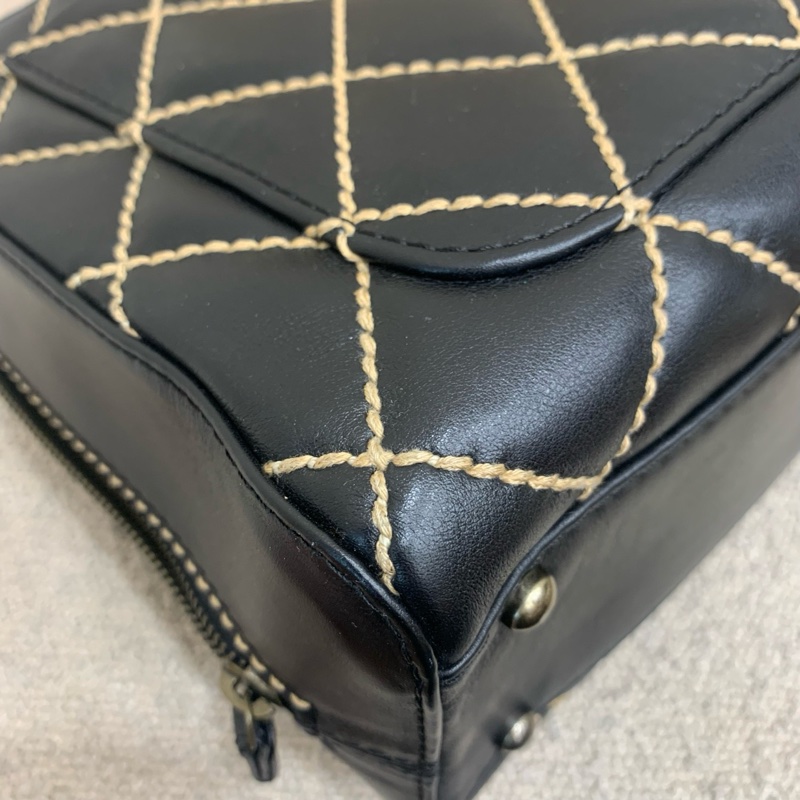 chanel 外縫線中古保齡球 底長33 6開。-8