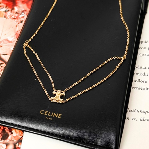 Celine 凱旋門雙層項鍊