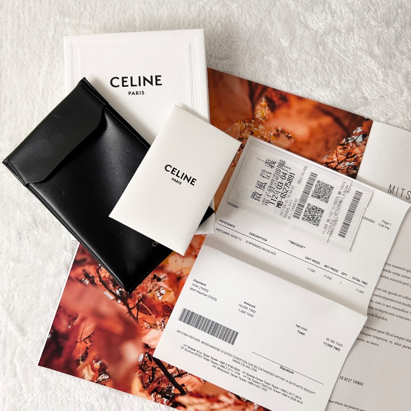 Celine 凱旋門雙層項鍊-14
