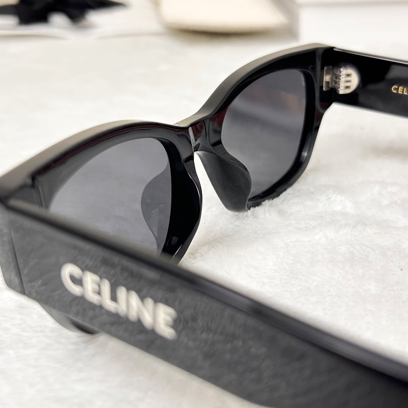 Celine CL40197U 黑膠框太陽眼鏡-4