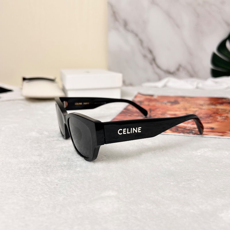 Celine CL40197U 黑膠框太陽眼鏡-7