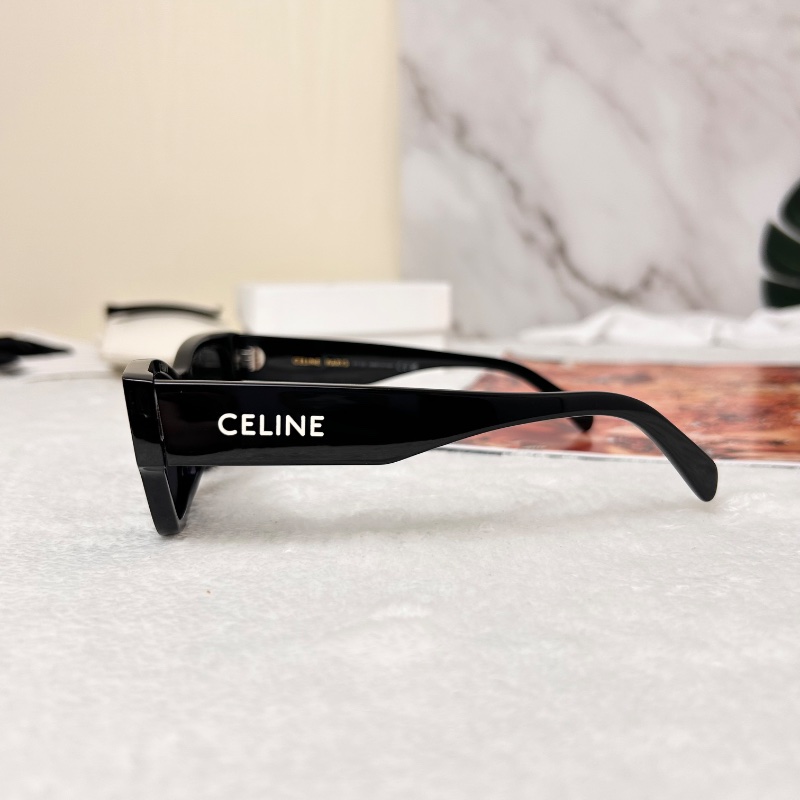 Celine CL40197U 黑膠框太陽眼鏡-8