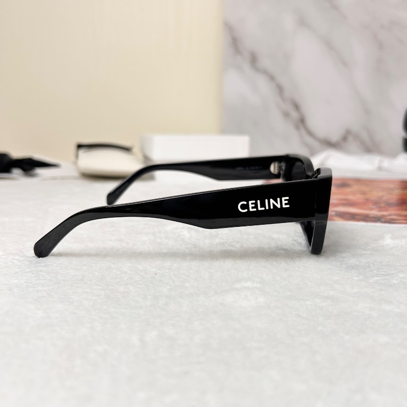 Celine CL40197U 黑膠框太陽眼鏡-9